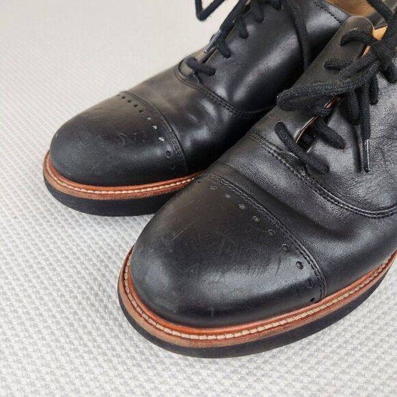 Samuel Hubbard Market Cap Shoes Mens 7 Black Leather Lace Up Oxfords main image 6